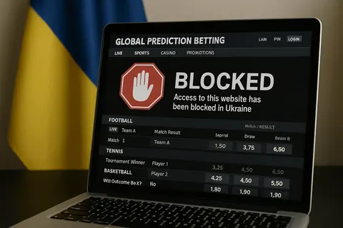 В Україні заблокували найбільшу платформу ставок на події Polymarket